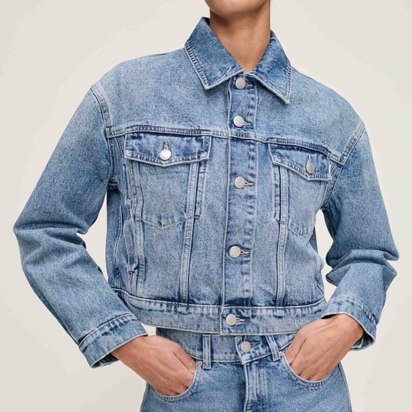 DL1961 Jodie Denim Jacket Salt Lake Size Small